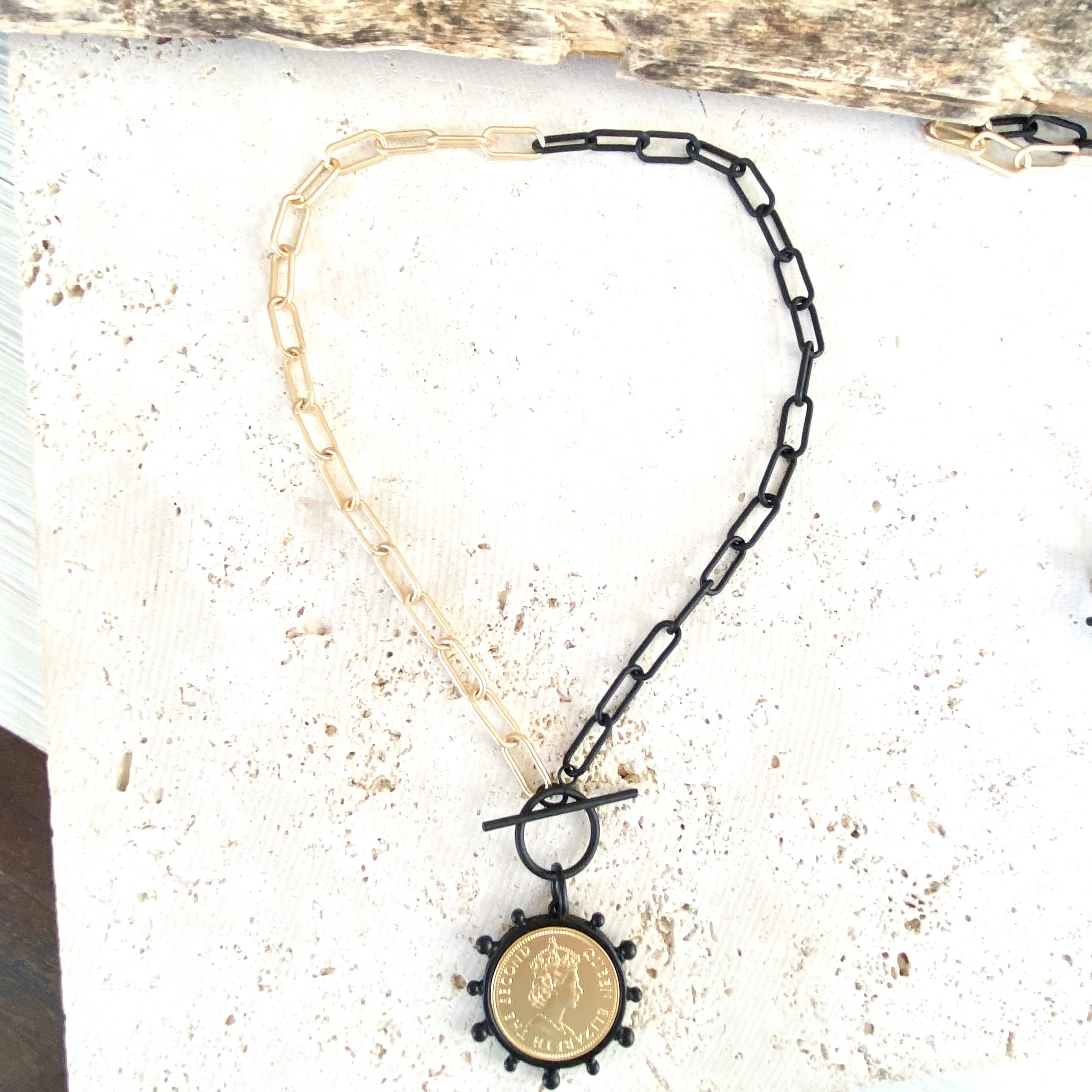 VB&CO Designs Handmade Jewelry - Wholesale Pendant/Charm Necklace - Mixed metal bee queen fleur de lis horse coin jewelry11