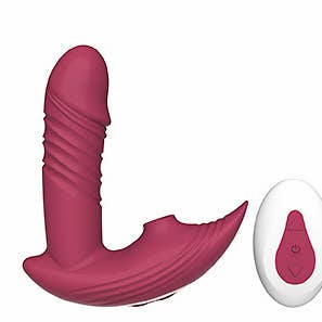 Playful Toy Wholesale - Wholesale Sex Toy - Remote control telescopic vibrator5