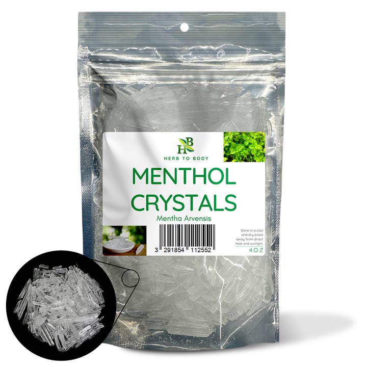 Herb To Body - Wholesale Essential Oil - Menthol Crystals