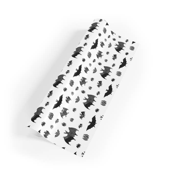 Papiers d'emballage cadeaux à motifs de chauve-souris antiques pour la vente par Plenilune