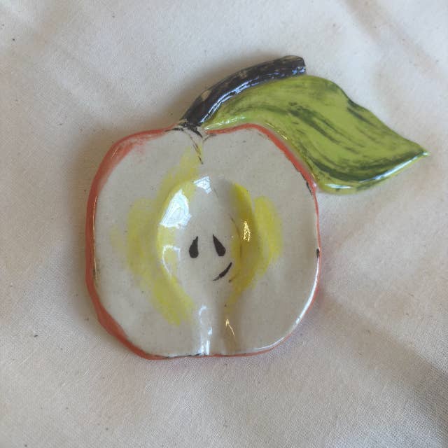 Spoon Rest, Fun, Contemporary, Pottery, Handmade, Fruit for wholesale by Tomekah George