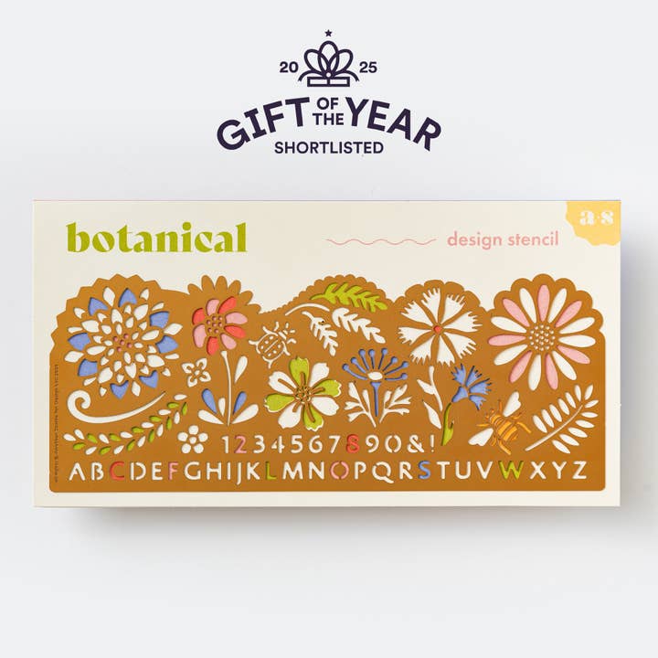 Another Studio U.S - Wholesale Stencil/Craft Die - Botanical Design Stencil, Crafts & Journaling1