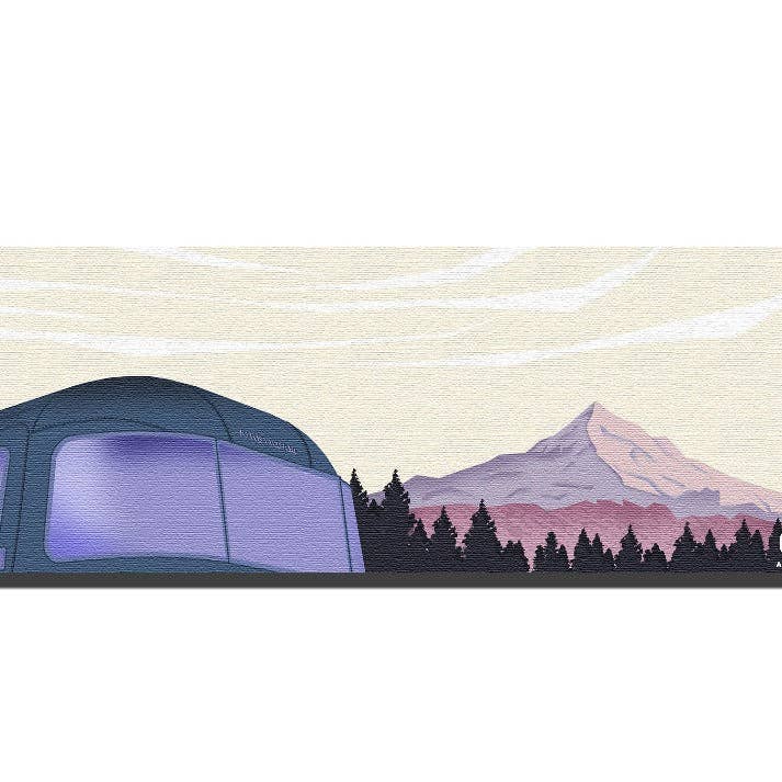 Yoga Mat | 6mm Thick | Airstream x Yune Yoga | Non-Slip | Eco Friendly | Yune Yoga | Mount Hood for wholesale by Yune Yoga