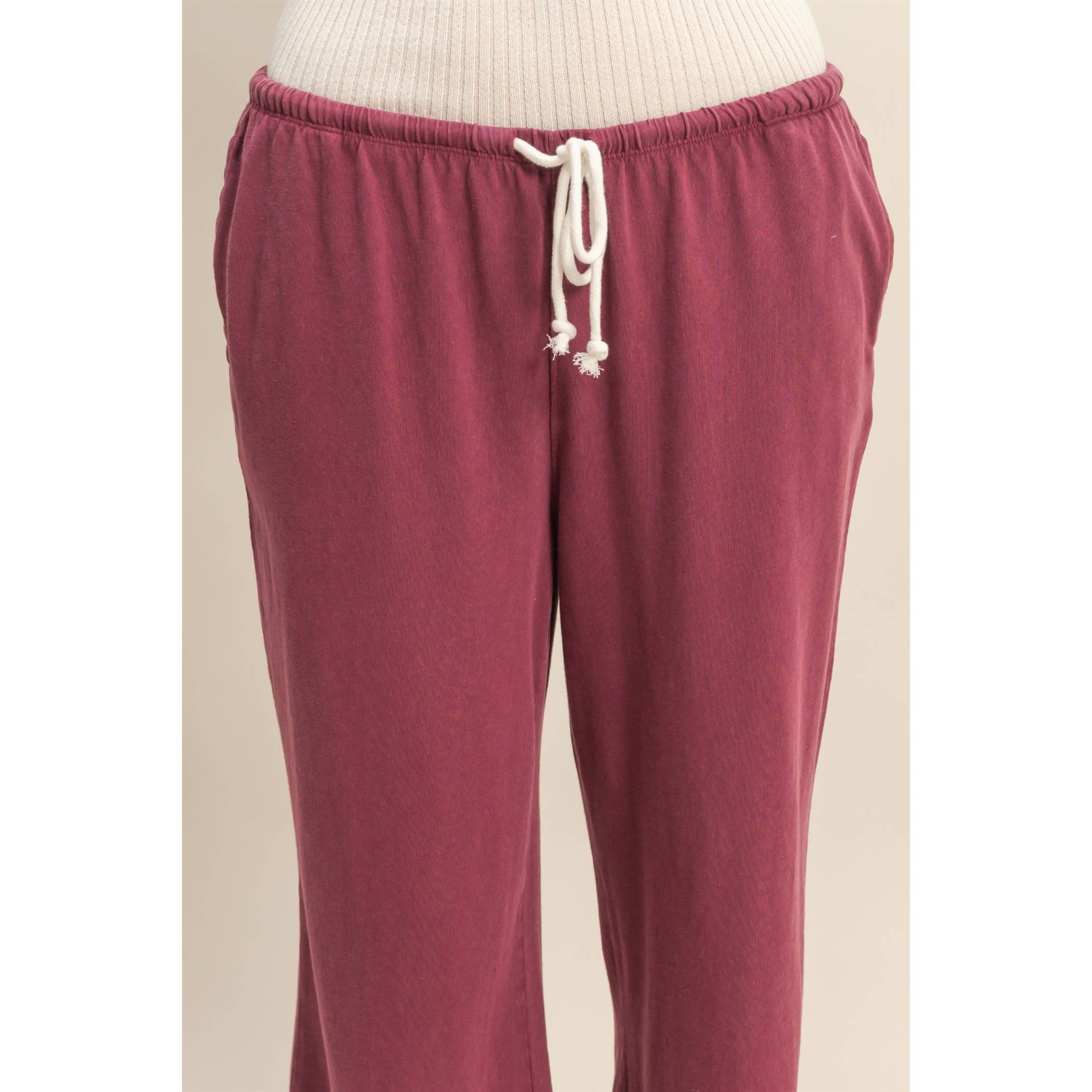 Double Zero - Vendita all'ingrosso Pantaloni sportivi/da jogging loungewear - Donna - Pantaloni rilassati a vita con coulisse lavati con minerali18