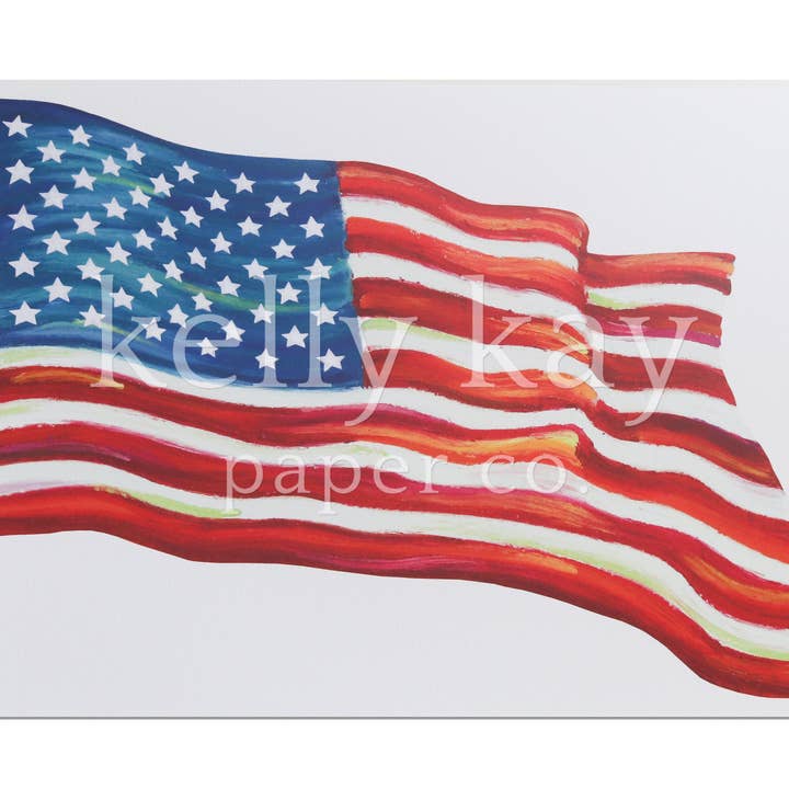 Art Print | Amerikas Forenede Stater Flag for engroshandel hos Kelly Kay Paper Co.