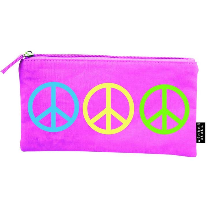 Peace Kosmetiktasche for wholesale by Wicked Sista Bags