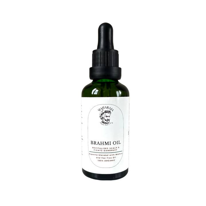 Maharaja Organic Body Care – wholesale Hair oil – Organic Cold-Pressed Brahmi Oil - For Dry Scalp & Dandruff