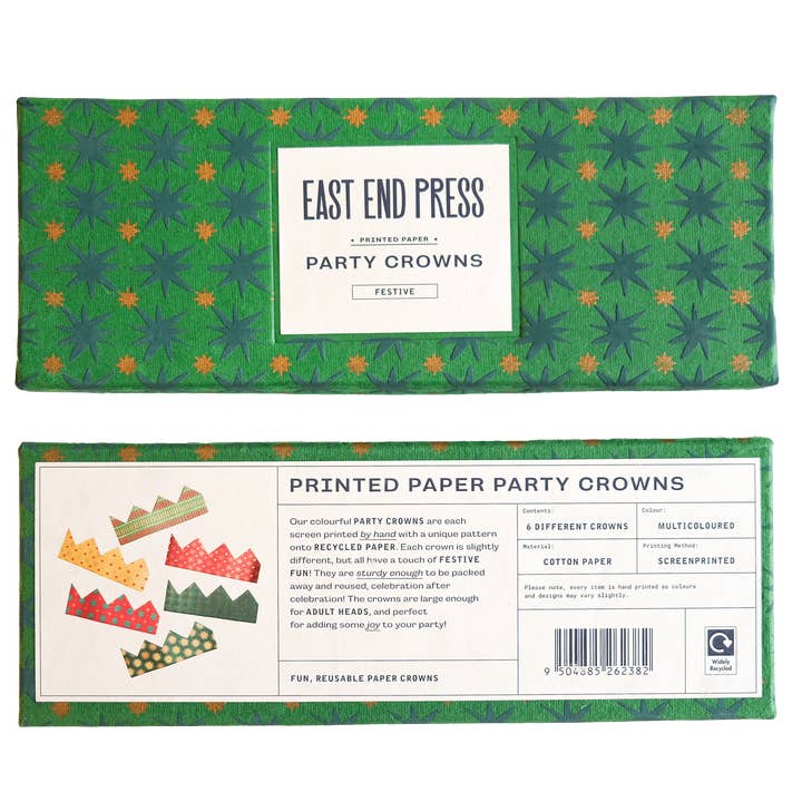 East End Press - Wholesale Party Hat/Crown - Festive Paper Crowns14