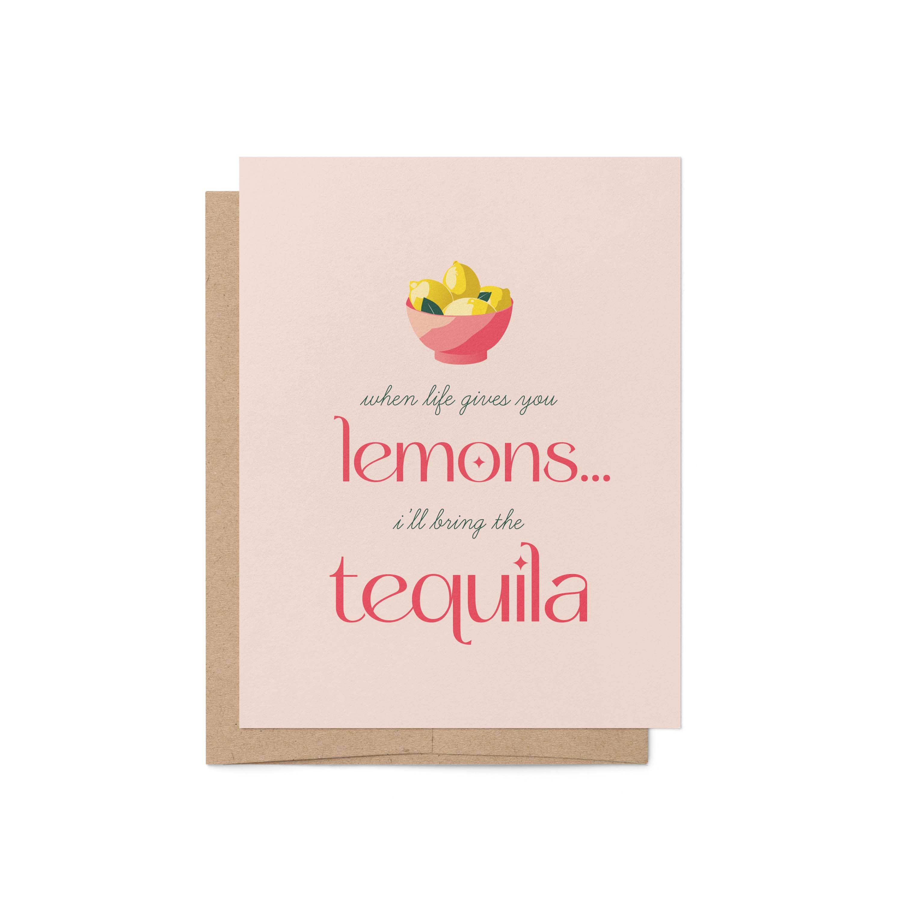 Blú Rose - Wholesale Sympathy Card - Lemons & Tequila Greeting Card4