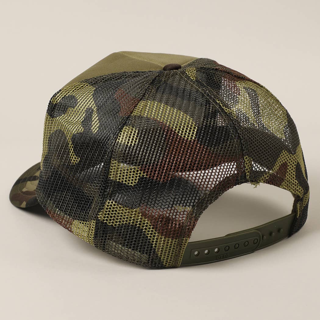 Fashion City - Wholesale Trucker Hat - Unisex - Solid Color OTTO 5-Panel Foam Mesh Back Trucker Hat39