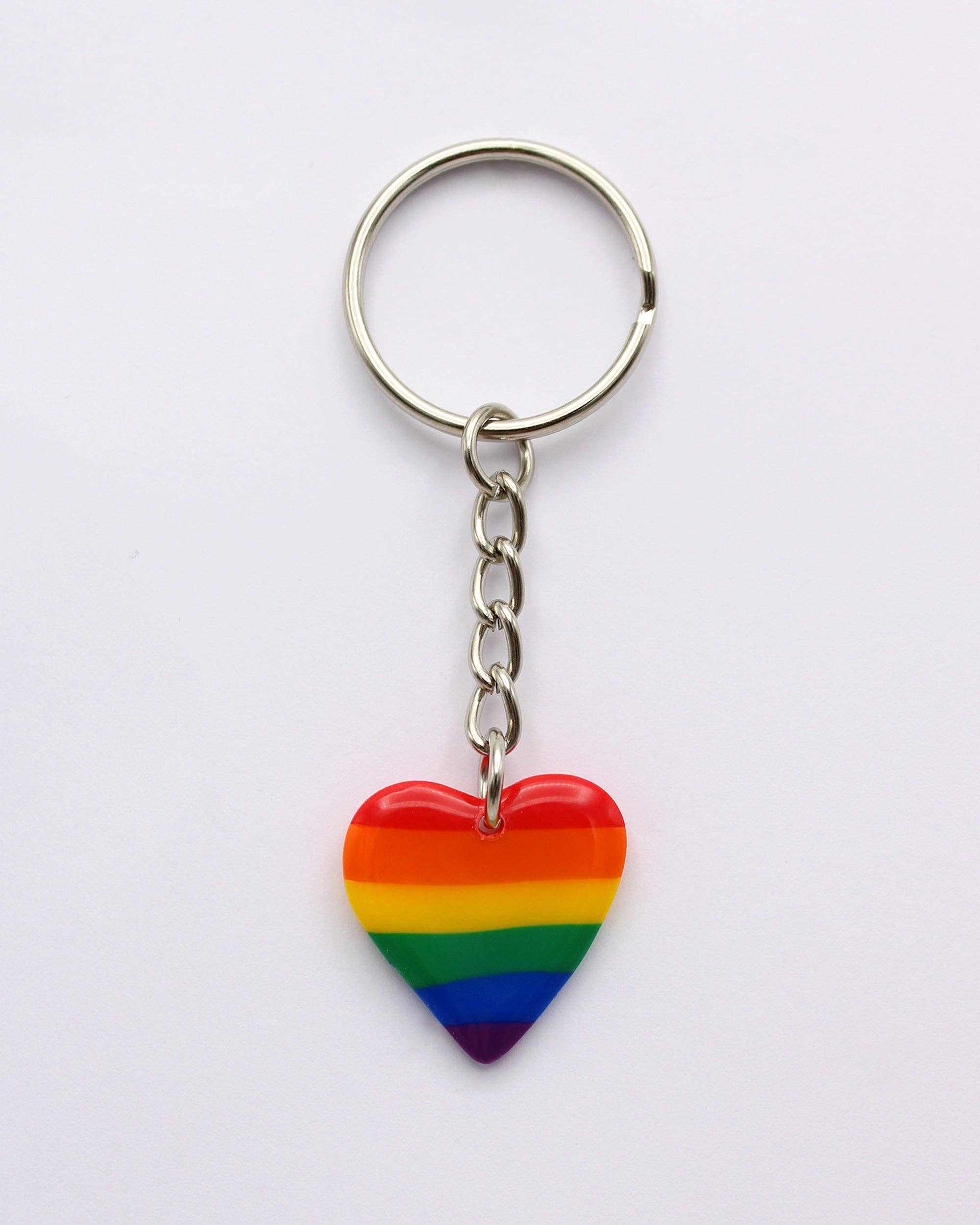 KelZo Jewellery – wholesale Keychain – Unisex – Rainbow Heart Keyring2