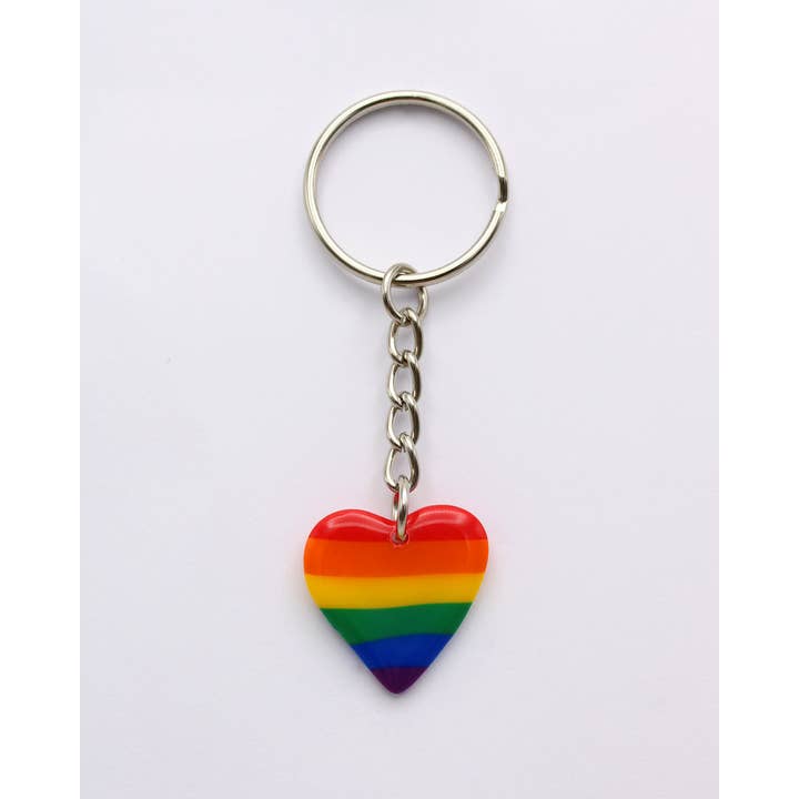 KelZo Jewellery – wholesale Keychain – Unisex – Rainbow Heart Keyring2