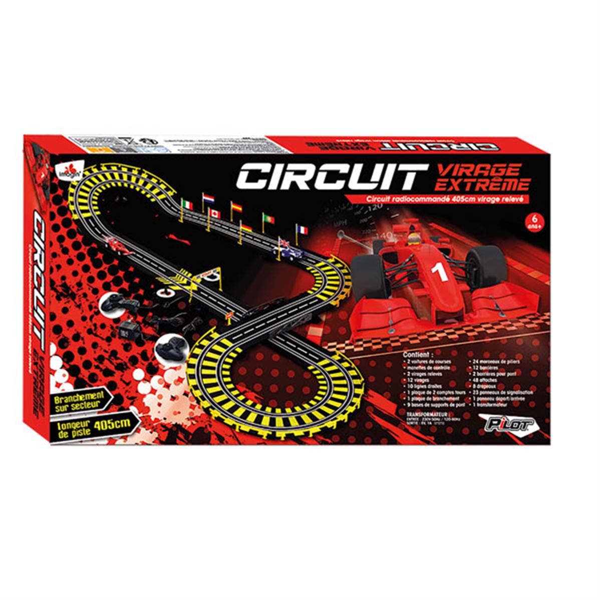 TSJJ - Venta al por mayor Conjunto de juguetes - Niños - Circuito con curva alta0