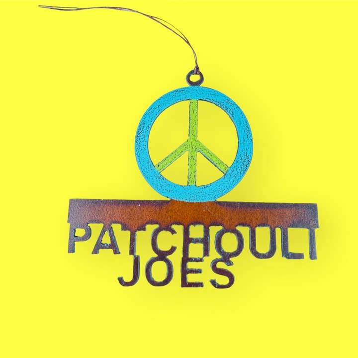 Peace Sign ornament namedrop souvenir ☮️ store gifts USA eco for wholesale by Whimsies