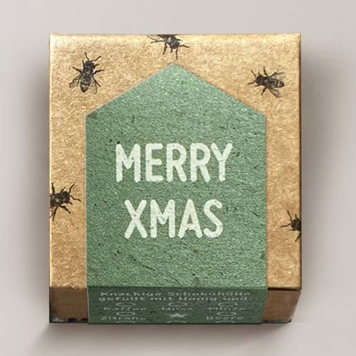 Honing Praline - Merry Xmas Typo / 1er voor wholesale door herr biene GmbH