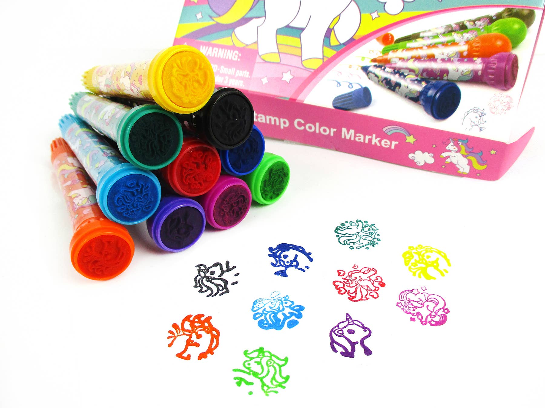 Tiny Mills - Wholesale Markers - Kids & Baby - Unicorn Stamp Marker Set - Set of 101