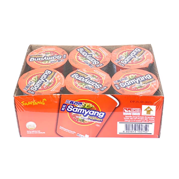 K Moitves - Wholesale Ramen - Samyang Original Ramen Cup Noodles– 65g (Pack of 6 Cups)
