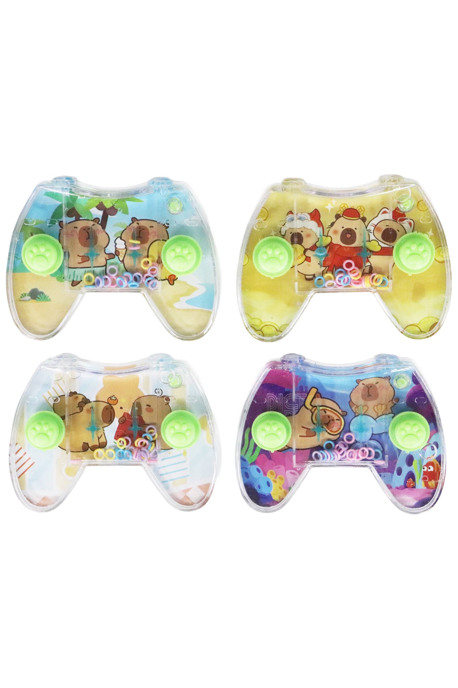 SURTIDO Consola Capybara Joystick Portátil Juego de Lanzamiento de Aros Apilables de Agua de venta al por mayor en Faire4