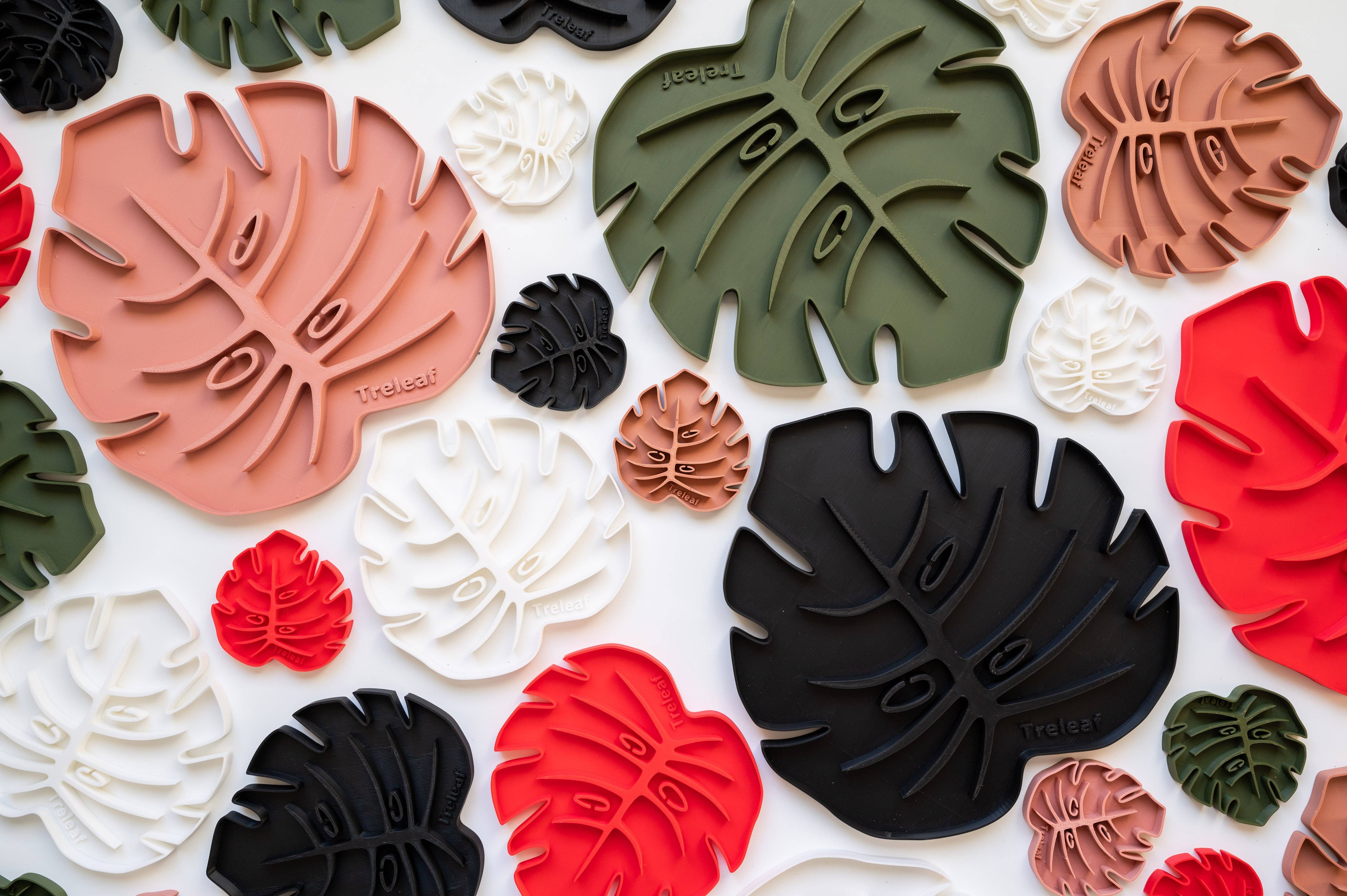 Treleaf - Wholesale Plant pot - Tera Sausr - Monstera Leaf-shaped Pot Saucer - Humidity Tray14