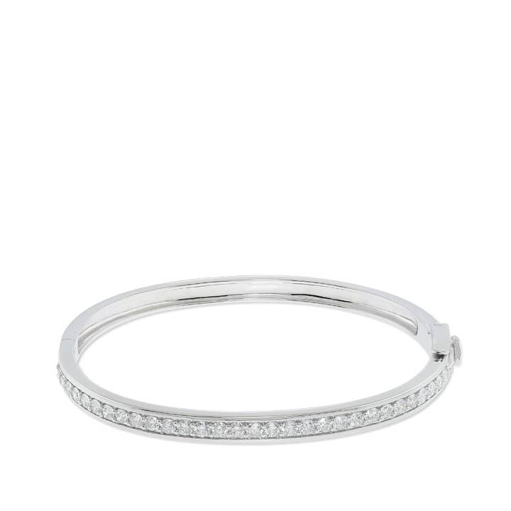 Shai-armbåndet - Carat Couture kulstofneutralt diamant- og massivt hvidguldsarmbånd for engroshandel hos Lolovivi Jewelry