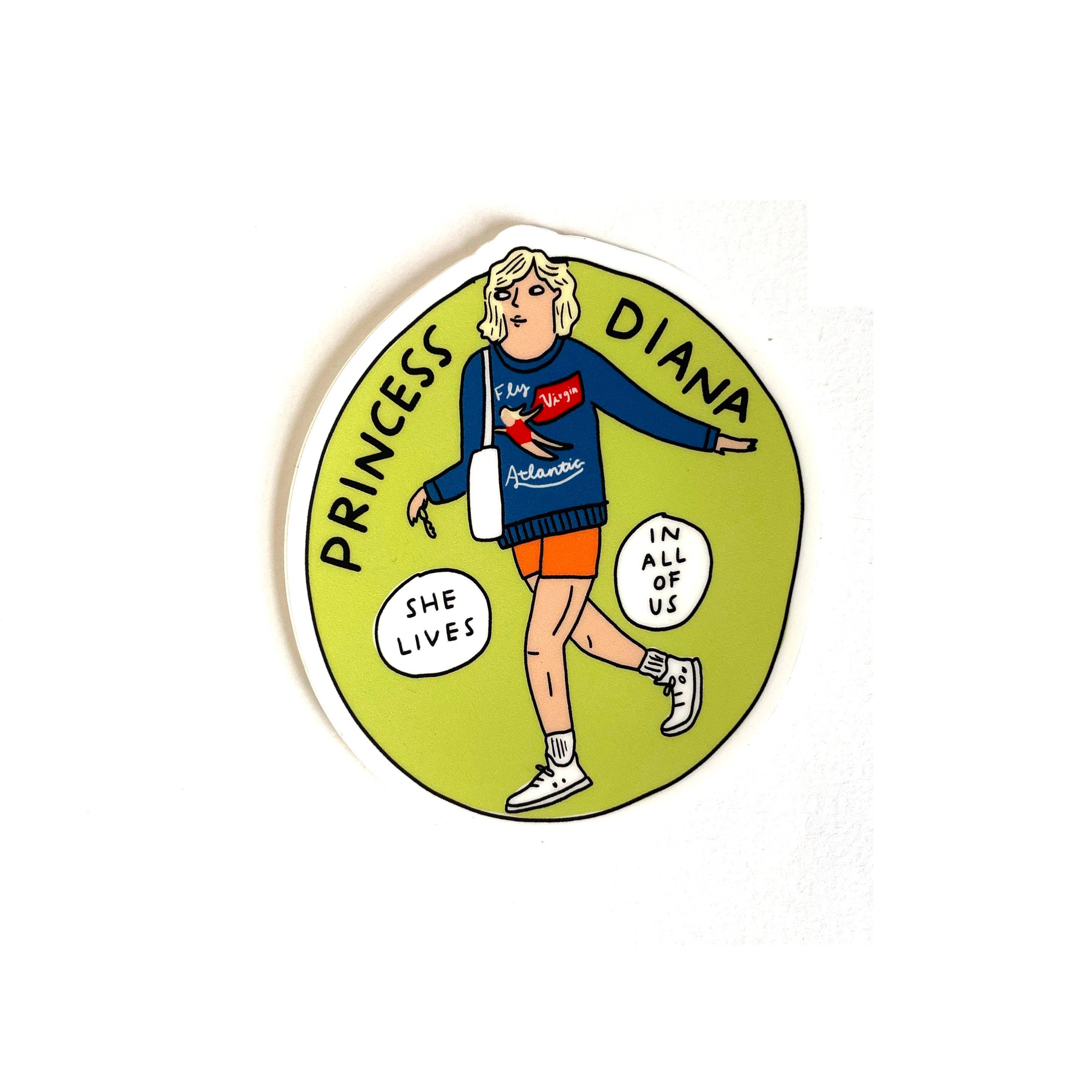 Molly Anne Bishop - Wholesale Sticker - Princess Di Sticker0