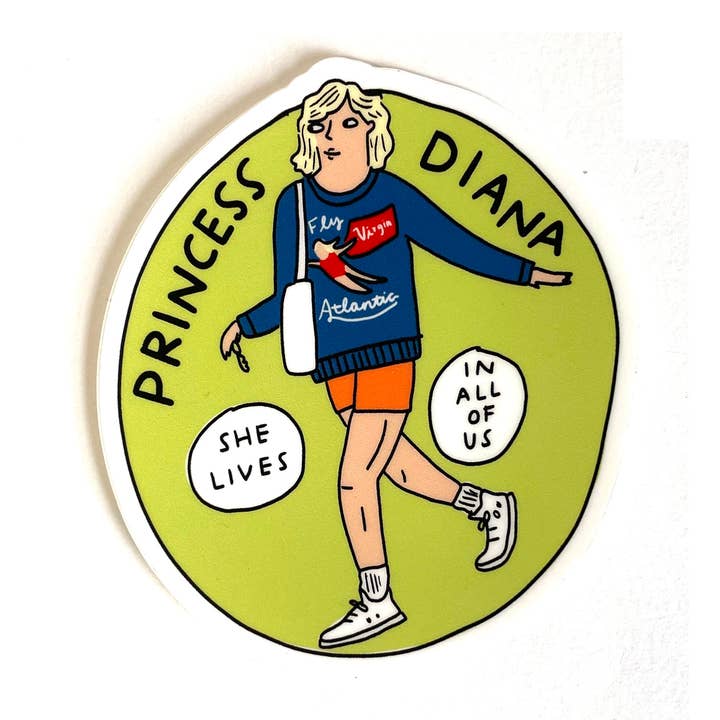 Molly Anne Bishop - Wholesale Sticker - Princess Di Sticker0