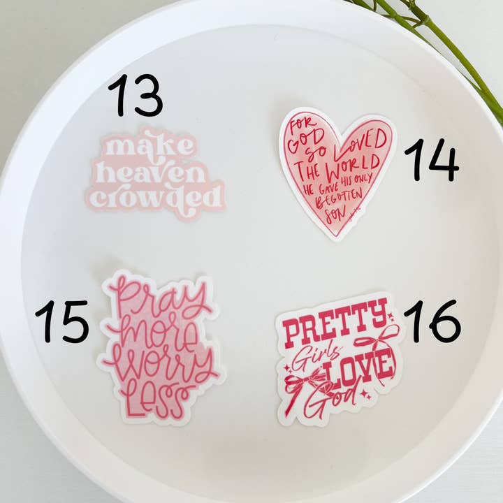 SeasonsBestByResa - Wholesale Sticker - Christian Faith Based Stickers