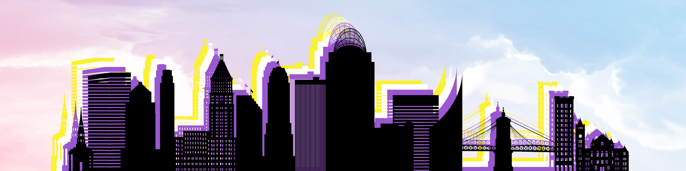 Quotables Geek Custom Designs - Wholesale Wall Tile - Cincinnati LGBTQ+ Skyline Ceramic Tiles3