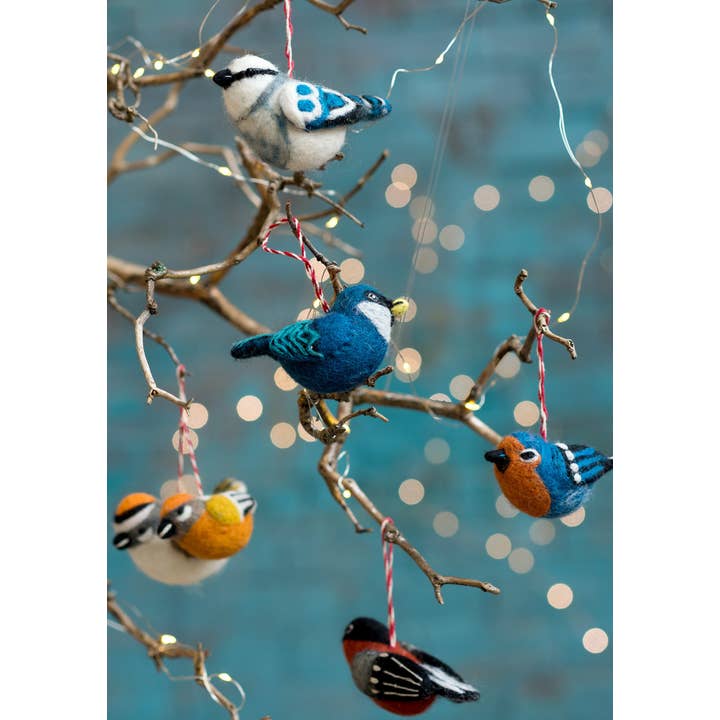 Namaste - Wholesale Ornament - Felt Bird Decorations