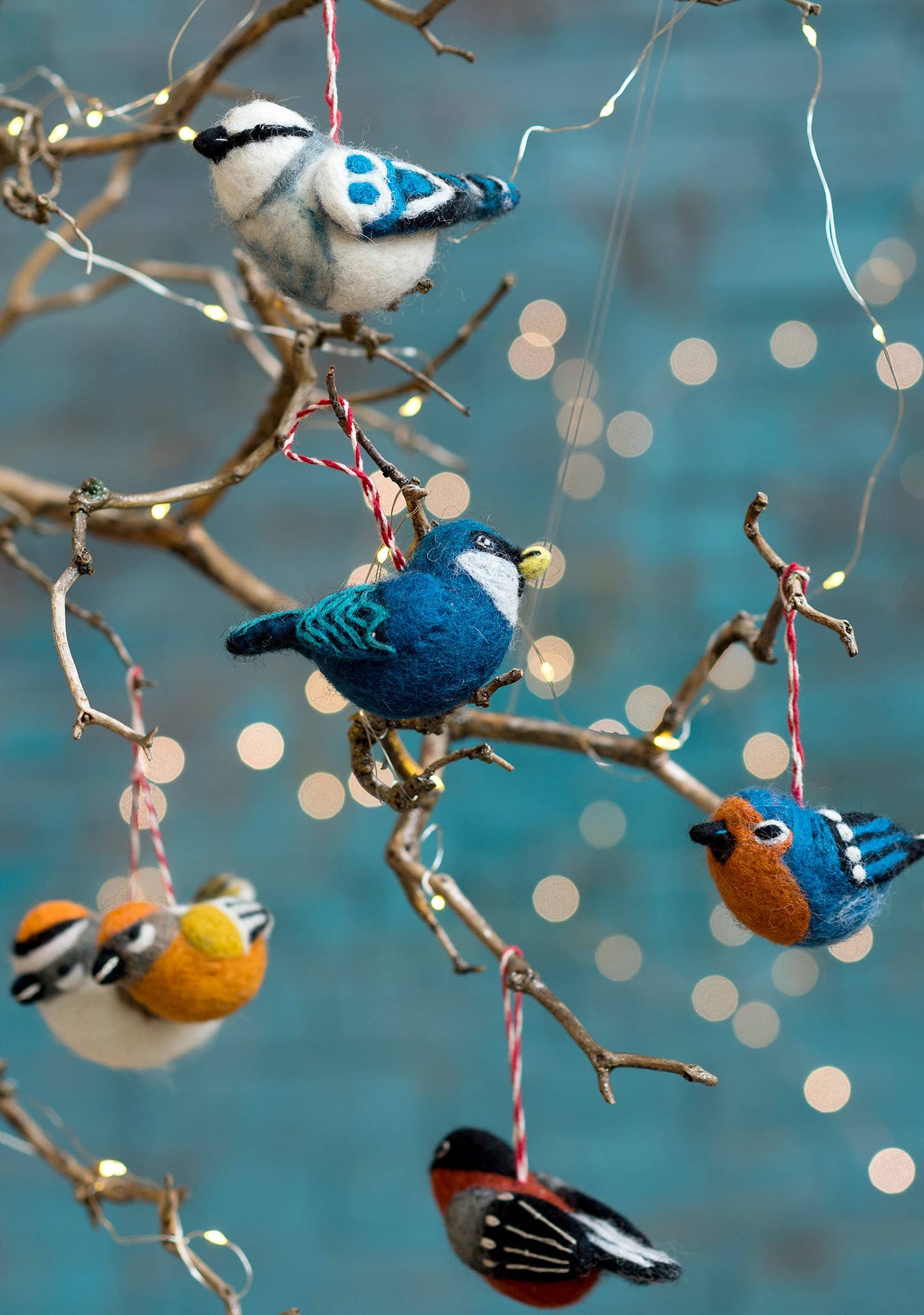 Namaste - Wholesale Ornament - Felt Bird Decorations