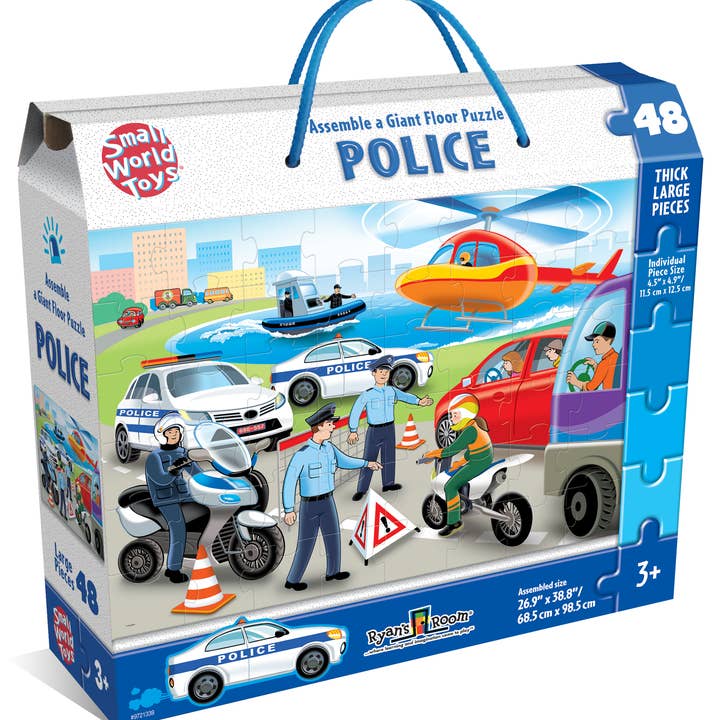 48Pc Police Floor Puzzle for wholesale by Small World Toys
