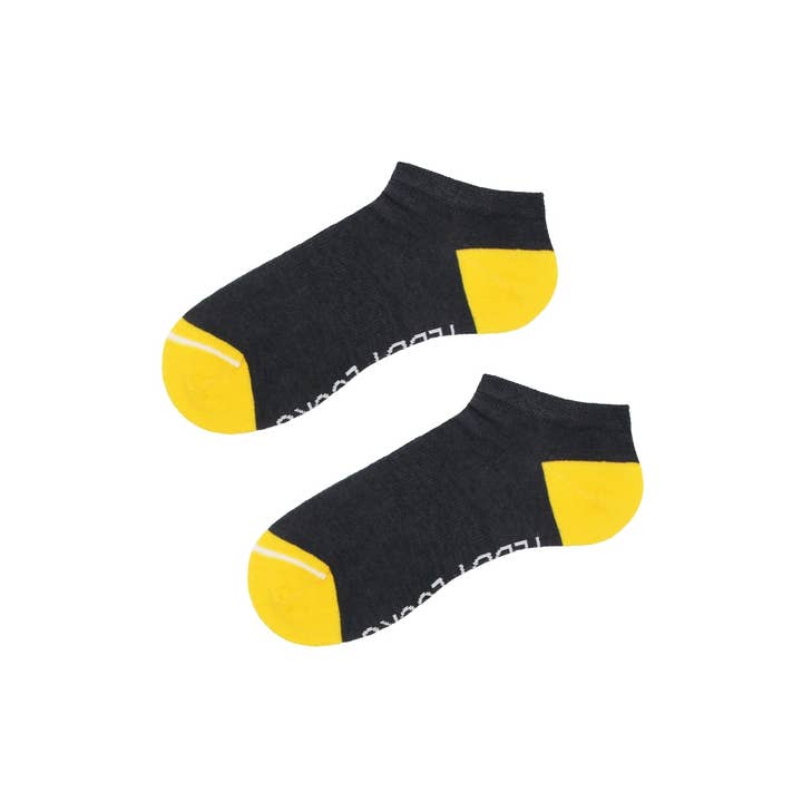 Chaussettes basses écologiques charbon de bois - paquet de 2 pour la vente par Teddy Locks