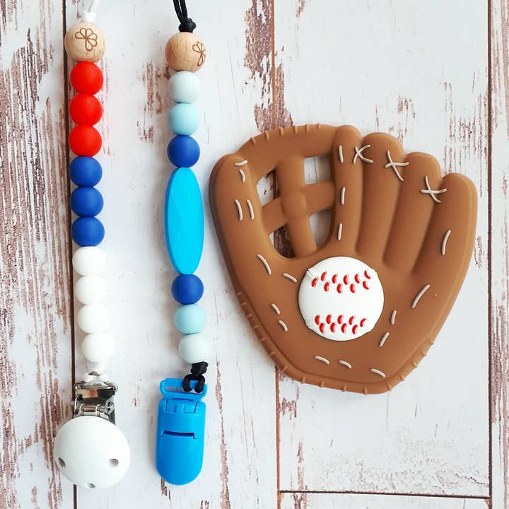Modern Function Home - Wholesale Teether (Not Clip-On) - Baby - Classic Baseball Glove Teether