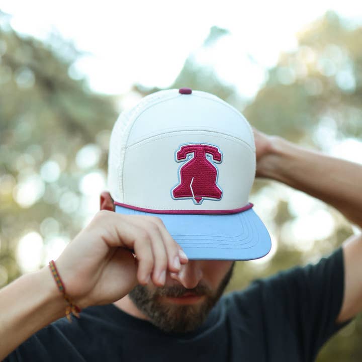 Rybo Shop – Großhandel Basecap – Herren – Philadelphia Baseball Retro Blau Snapback Kappe Philly3