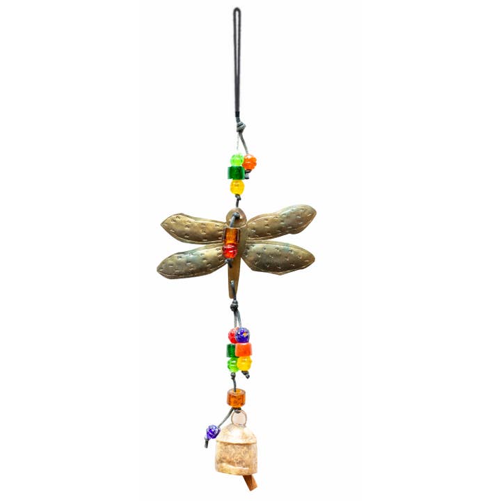 Moksha Imports - Wholesale Mobile - Single Dragonfly/Iron/Beads&Bell/Min.2