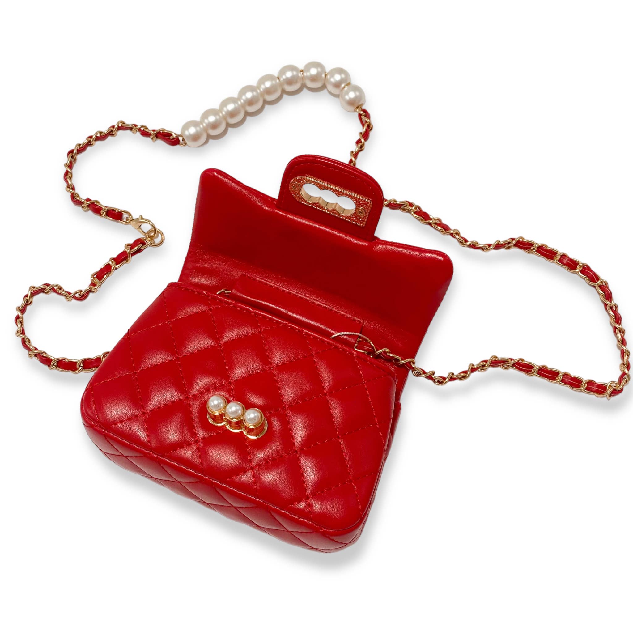 Doe a Dear - Vente Accessoire de sac/sac à main – enfant - Sac à main matelassé à fermeture perlée B1336 et B1337 (6 couleurs)24