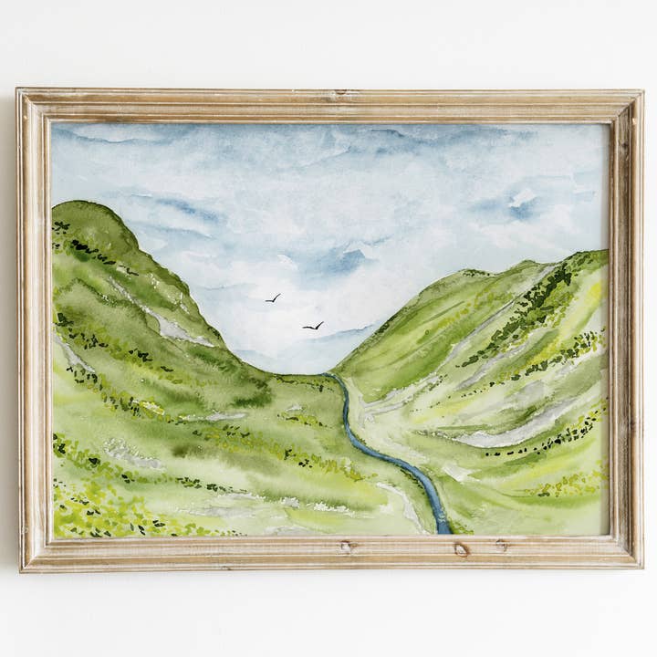 Impression d'art de paysage (02) pour la vente par Camelot Rose Art