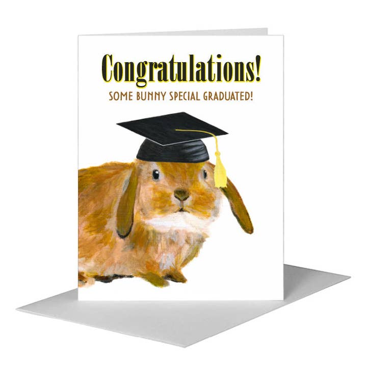 Brown Bunny, Greeting Card (#7762TA) for wholesale by Printed Canvas