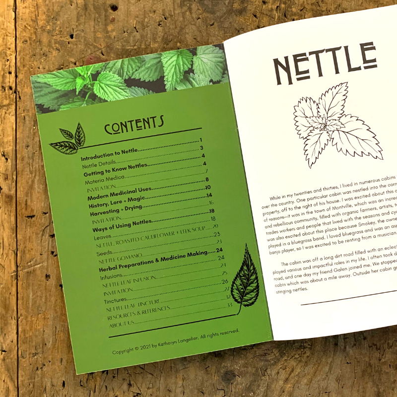 Herbal Revolution Farm + Apothecary - Vendita all'ingrosso Libro su natura e attività all'aria aperta - Zine di erboristeria di Kathi Langelier9