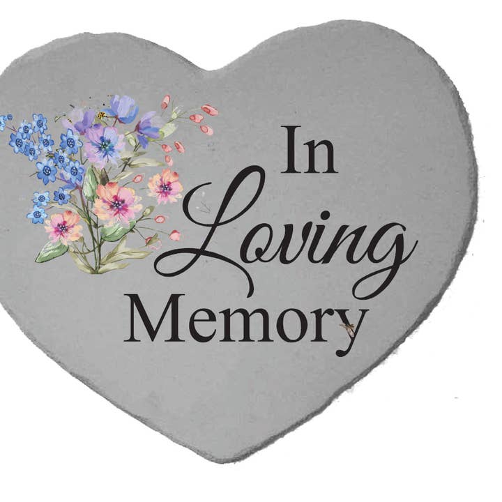 In loving memory w/flowers for wholesale by Kay Berry Inc