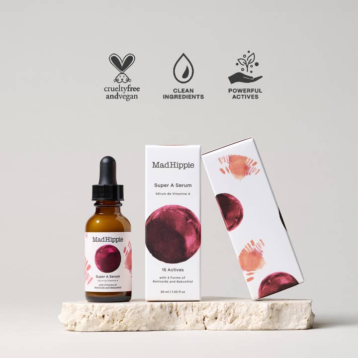 Mad Hippie - Wholesale Facial Serum/Concentrate - Super A Serum - Retinol Serum for Face – Potent Skin Repair