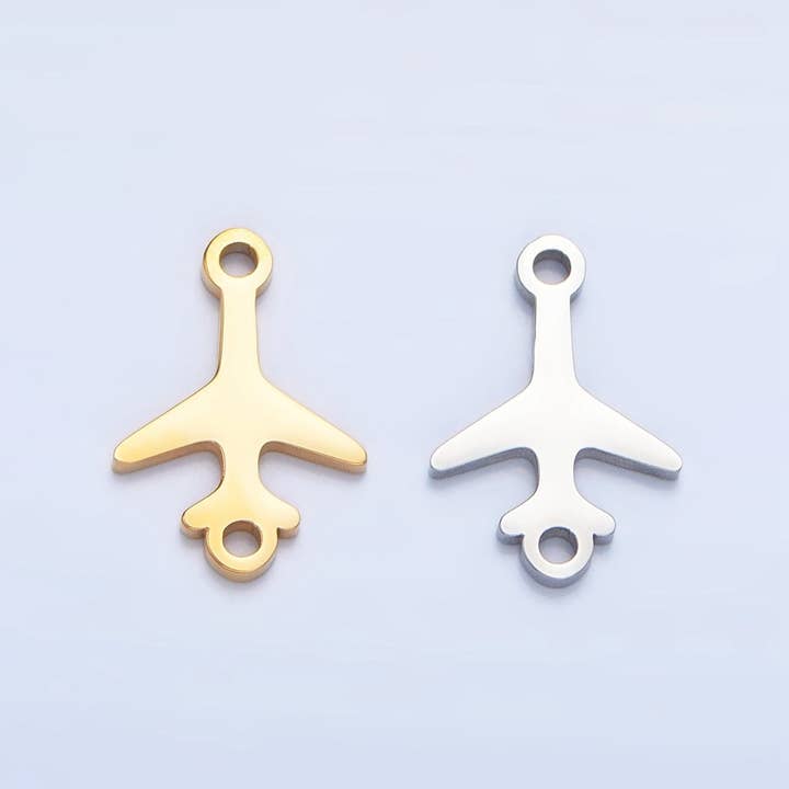 Connettore per Veicoli da Viaggio in Aereo in Acciaio Inossidabile in Oro e Argento | F231 per la vendita all'ingrosso da parte di Aim Eternal