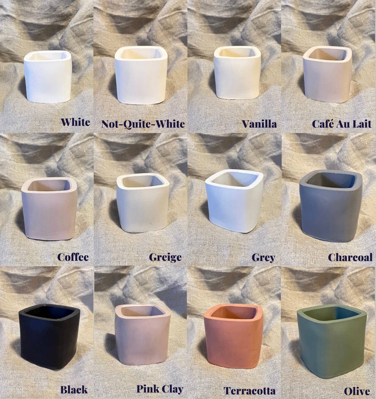 EMB Pretty – wholesale Plant pot – Neutral Mini Succulent/Cactus Pot/Planter2