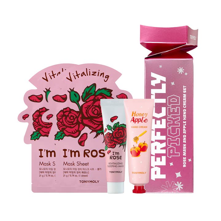 Mask + Hand Cream Cracker Box Set for wholesale by TONYMOLY