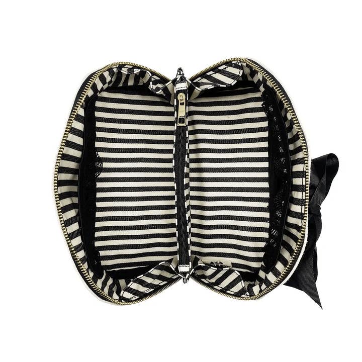 Bag-All - Wholesale Makeup/Cosmetic Bag - Accordion Box Makeup & Toiletry, Cream