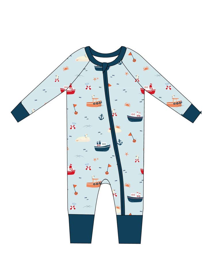 Tiny Tugboats Zip Jam for wholesale by Toast + Jams