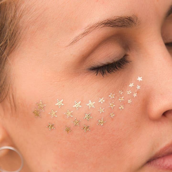 Tattoonie - Wholesale Temporary tattoo - Golden Blings Tattoo (Pack of 2)