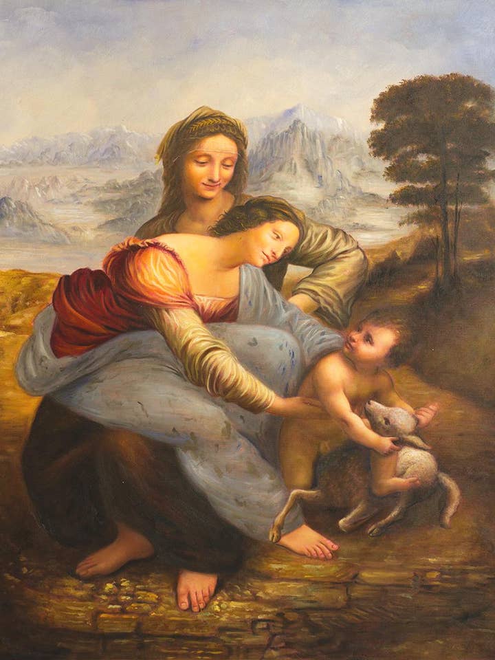 The Virgin and Child with St. Anne for wholesale by La Pastiche