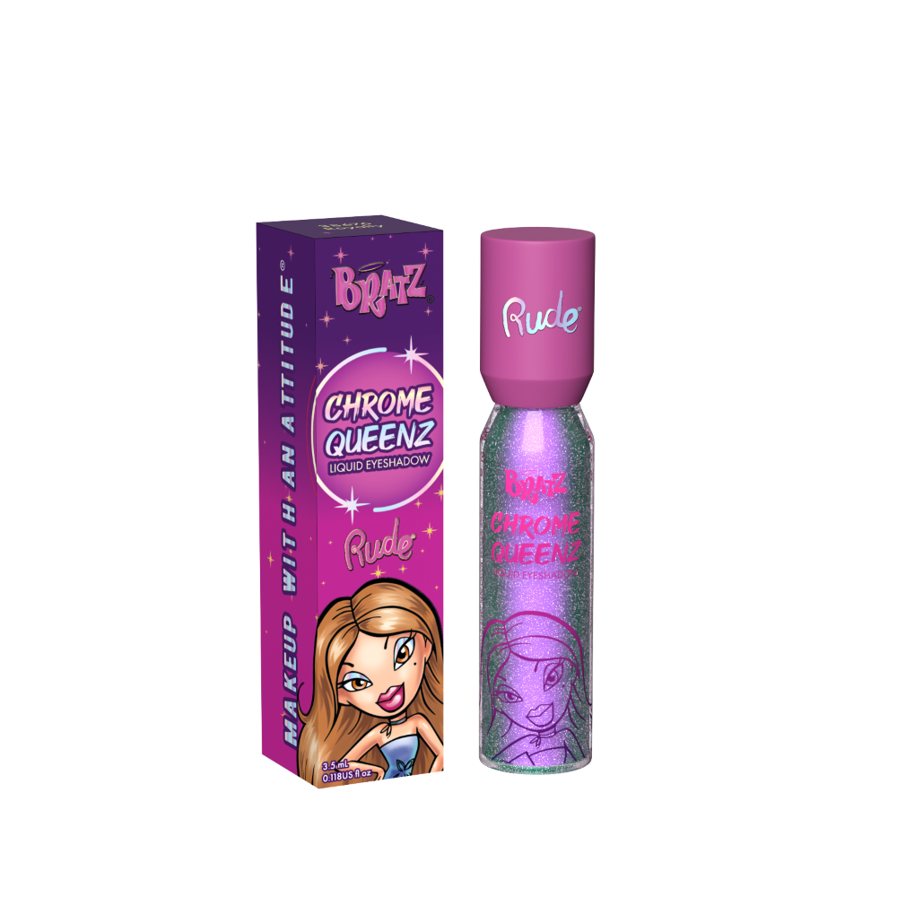 Rude Cosmetics - Vente Fards à paupières - Fard à paupières liquide Bratz Chrome Queenz1
