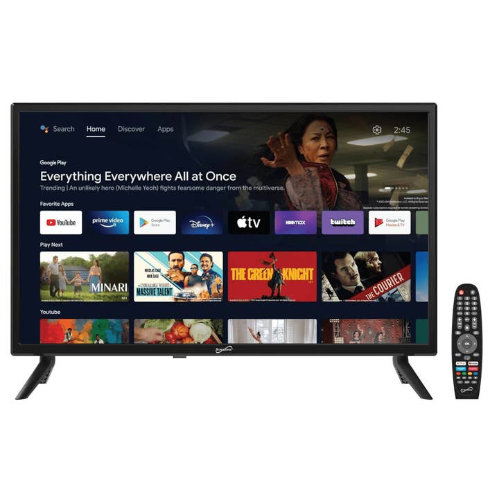 JupiterGear Home - Wholesale Decorative Tabletop Object - Supersonic 24-inch DLED Smart HDTV with Google Assistant